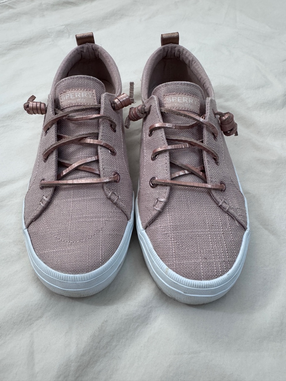 Rose Gold Sneakers - Picture 2 of 6